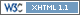 Valid XHTML 1.1
